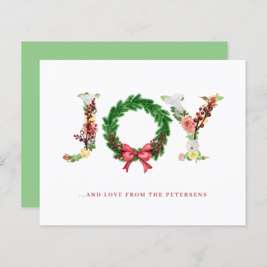 Een eenvoudige elegante feestdag voor kerstcadeaus (Voorkant / Achterkant)