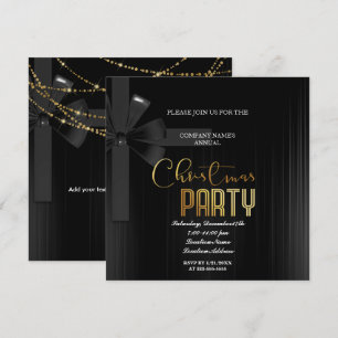 Een eenvoudige elegante uitnodiging voor een kerst