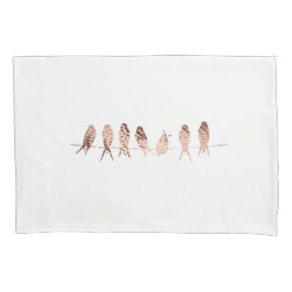 Een eenvoudige en moderne Faux koperen vogels | KU Kussensloop