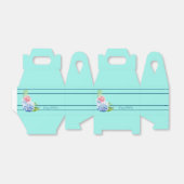 Een eenvoudige Floral Design Favor Box Bedankdoosjes (Uitgevouwen)