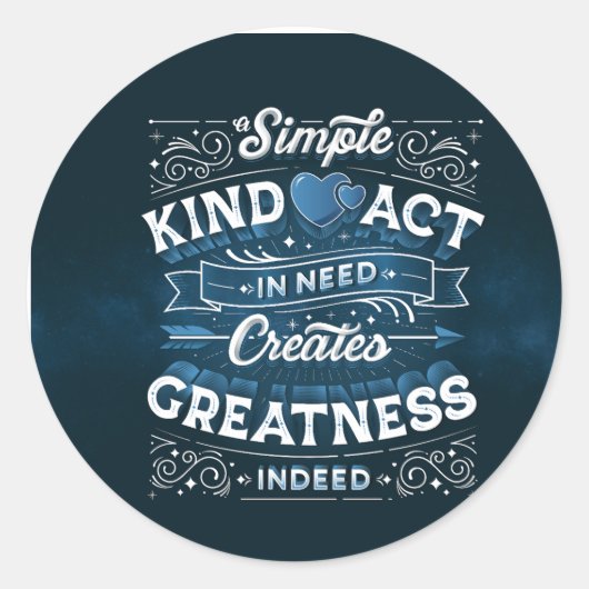 Een Eenvoudige Goede Daad / Stickers (Voorkant)