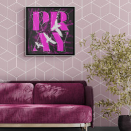 Een eenvoudige herinnering BID Christelijk Geloof Perfect Poster