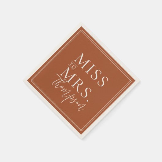 Een eenvoudige juffrouw van het Vrijgezellenfeest  Servet (Hoek)