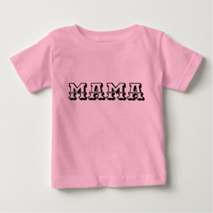 Een eenvoudige maar diepgaande 'MAMA' typografisch