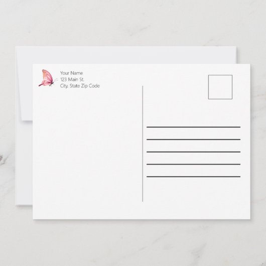 Een eenvoudige Message Valentijn Kaarten (Achterkant)