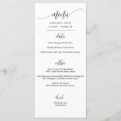 Een eenvoudige minimalistische scriptweddenschap menu (Voorkant)