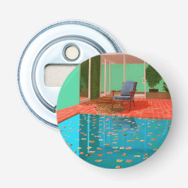 Een eenvoudige moderne button flesopener
