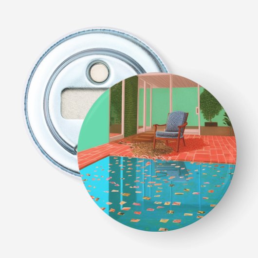 Een eenvoudige moderne button flesopener (Voorkant)
