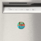 Een eenvoudige moderne magneet (Insitu (Vaatwasser))