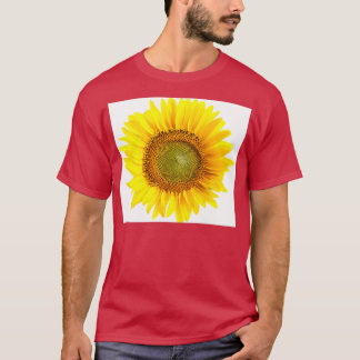 Een eenvoudige mooie zonnebloem t-shirt
