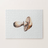 Een eenvoudige paddenstoelenpuzzel legpuzzel (Horizontaal)