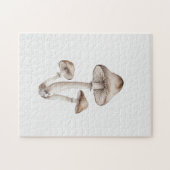 Een eenvoudige paddenstoelenpuzzel legpuzzel (Horizontaal)