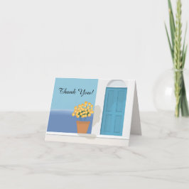 EEN EENVOUDIGE SCAPE BEDANKT KAART