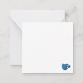 Een eenvoudige Stationery Note-kaart Notitiekaartje (Achterkant)