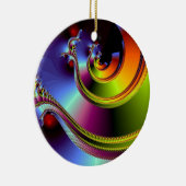 Een eenvoudige twist van het lot keramisch ornament (Rechts)