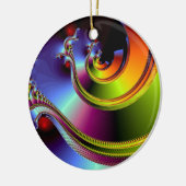 Een eenvoudige twist van het lot keramisch ornament (Links)