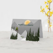 EEN EENVOUDIGE VAKANTIE KAART (Gele Bloem)