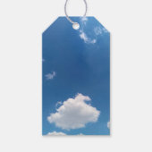 Een eenvoudige wolk cadeaulabel (Voorkant)