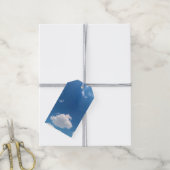 Een eenvoudige wolk cadeaulabel (Met Touw)