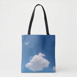 Een eenvoudige wolk tote bag