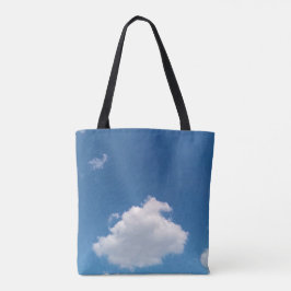 Een eenvoudige wolk tote bag