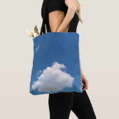 Een eenvoudige wolk tote bag (Dichtbij)