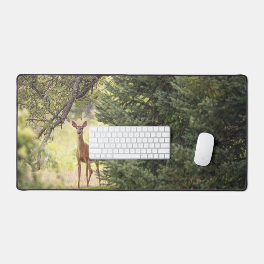 Een eenzaam hert bureaumat (Keyboard & Muis)