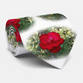 Een eenzaam roos stropdas (Opgerold)