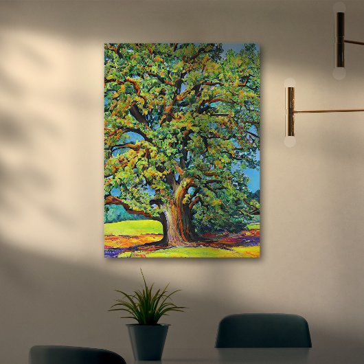 Een Eenzame Boom Canvas Afdruk
