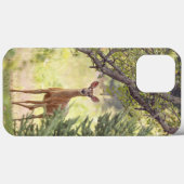 Een eenzame hert Case-Mate iPhone case (Achterkant (horizontaal))