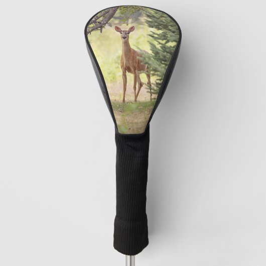 Een eenzame hert golfheadcover (Voorkant)