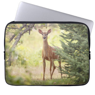 Een eenzame hert laptop sleeve