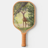 Een eenzame hert pickleball paddle (Achterkant)