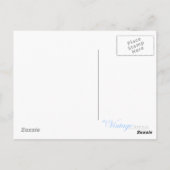 Een eenzame jongen briefkaart (Achterkant)