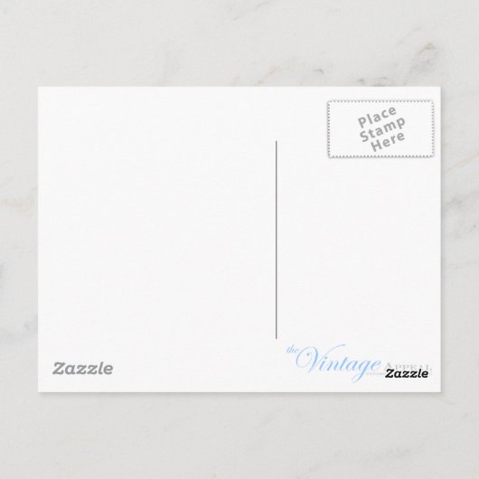 Een eenzame jongen briefkaart (Achterkant)