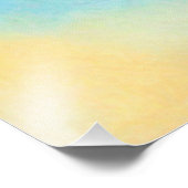 Een eenzame kleurrijke vogel foto afdruk (Hoek)