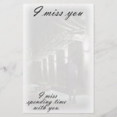 Een eenzame wandeling briefpapier (Voorkant)