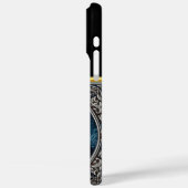 Een eenzame wolf huilt 's nachts onder de volle ma Case-Mate iPhone case (Achterkant / Links)