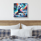 Een eerbetoon aan basketballegendes canvas afdruk (Insitu (Slaapkamer))