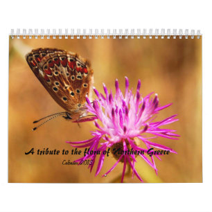 Een eerbetoon aan de flora van Noord-Griekenland Kalender