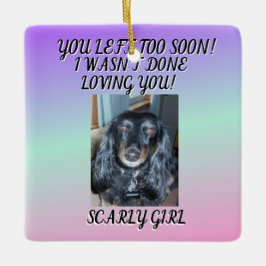 Een eerbetoon aan de onvoorwaardelijke liefde van  keramisch ornament