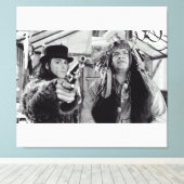 Een eerbetoon aan het MAN van de film DEAD Canvas Afdruk (Insitu (Houten vloer))