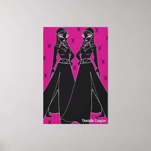 Een eerbetoon aan jezelf canvas afdruk (Voorkant)