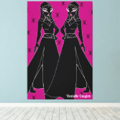 Een eerbetoon aan jezelf canvas afdruk (Insitu (Houten vloer))