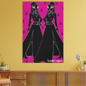 Een eerbetoon aan jezelf canvas afdruk (Insitu (Woonkamer))