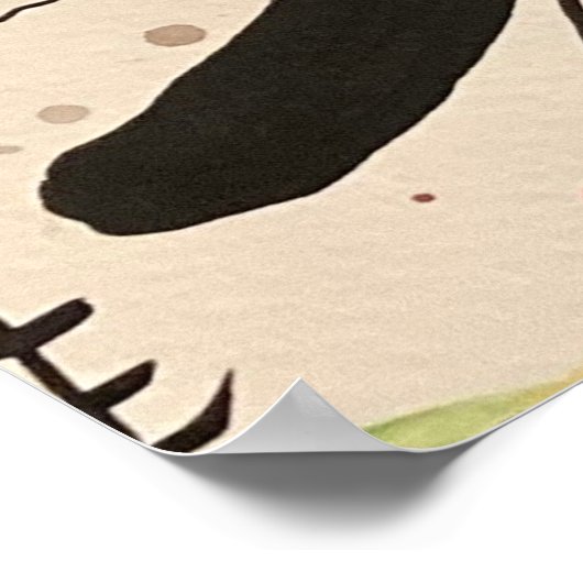 EEN EERBETOON AAN MIRO POSTER (Hoek)