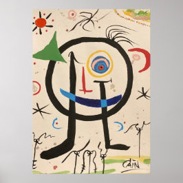 EEN EERBETOON AAN MIRO POSTER
