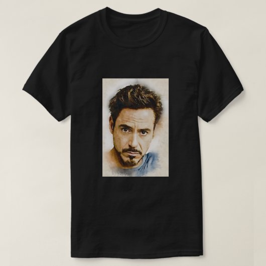 Een eerbetoon aan Robert Downey Jr. T-shirt (Design voorkant)