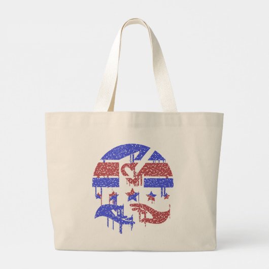 Een eerbetoon aan  visioenen met Speck Grote Tote Bag (Achterkant)