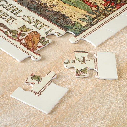 "Een eerlijk klein meisje" Legpuzzel (Zijkant)